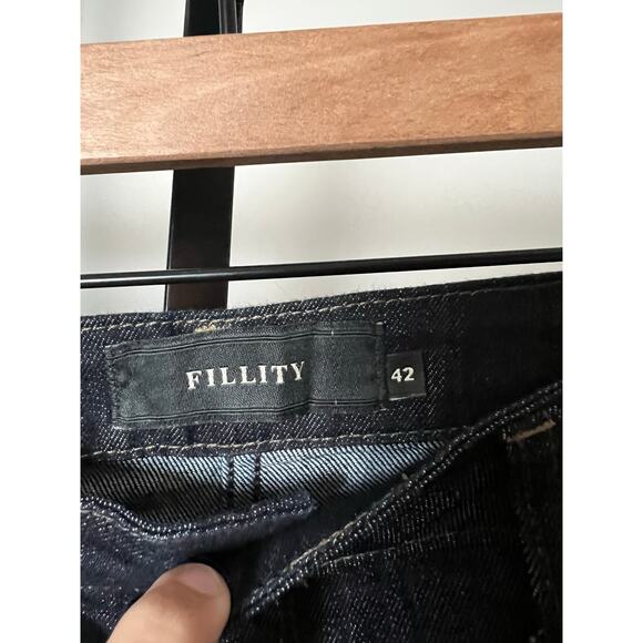 Fillity Leather Trim Jeans Size 42 (US 12) - Picture 7 of 7